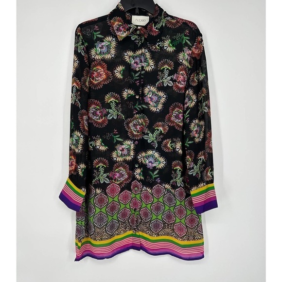 ALEXIS Foley Tapestry Floral Top Midnight Bloom - Picture 3 of 10